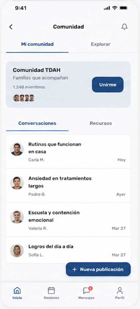 ConcordiaLink App - Conecta con otras familias